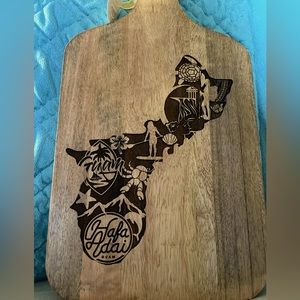 Cutting board with Guam engraved